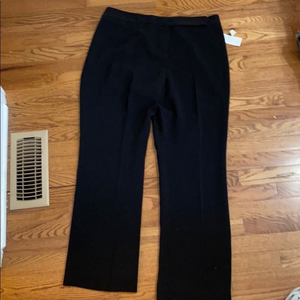 Signature by Larry Levine Black Dress Pants